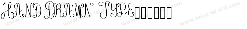 Hand Drawn Type字体转换